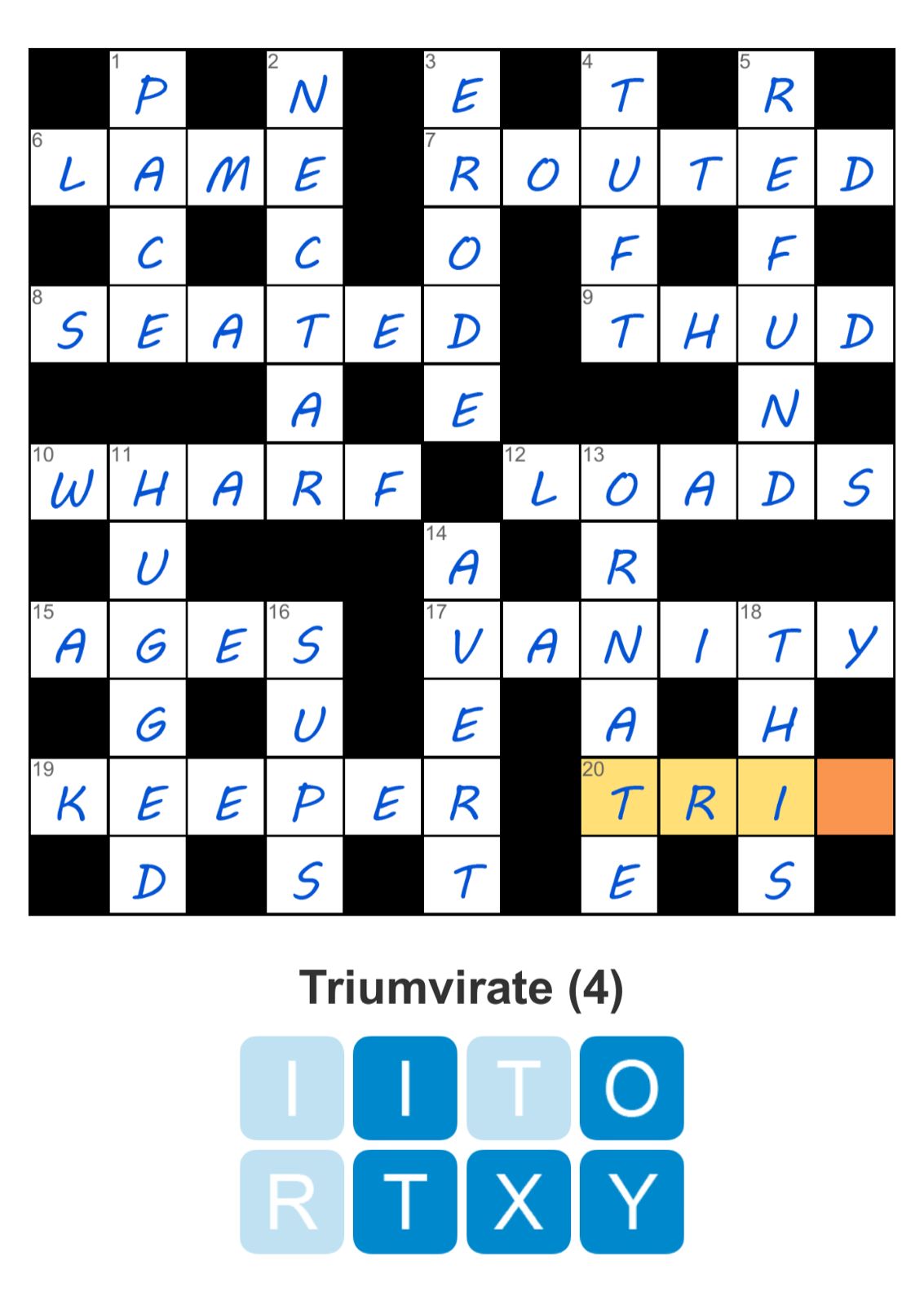 Puzzle Page Crossword September 10 2025