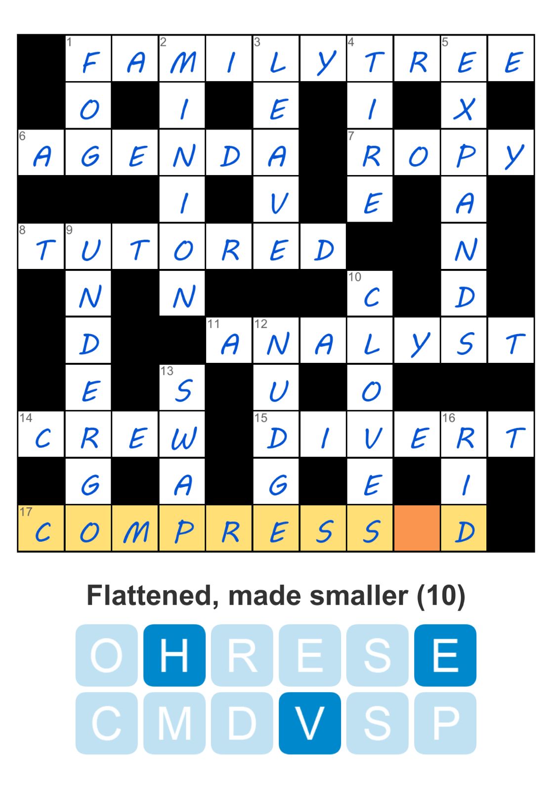 Puzzle Page Crossword September 2 2025