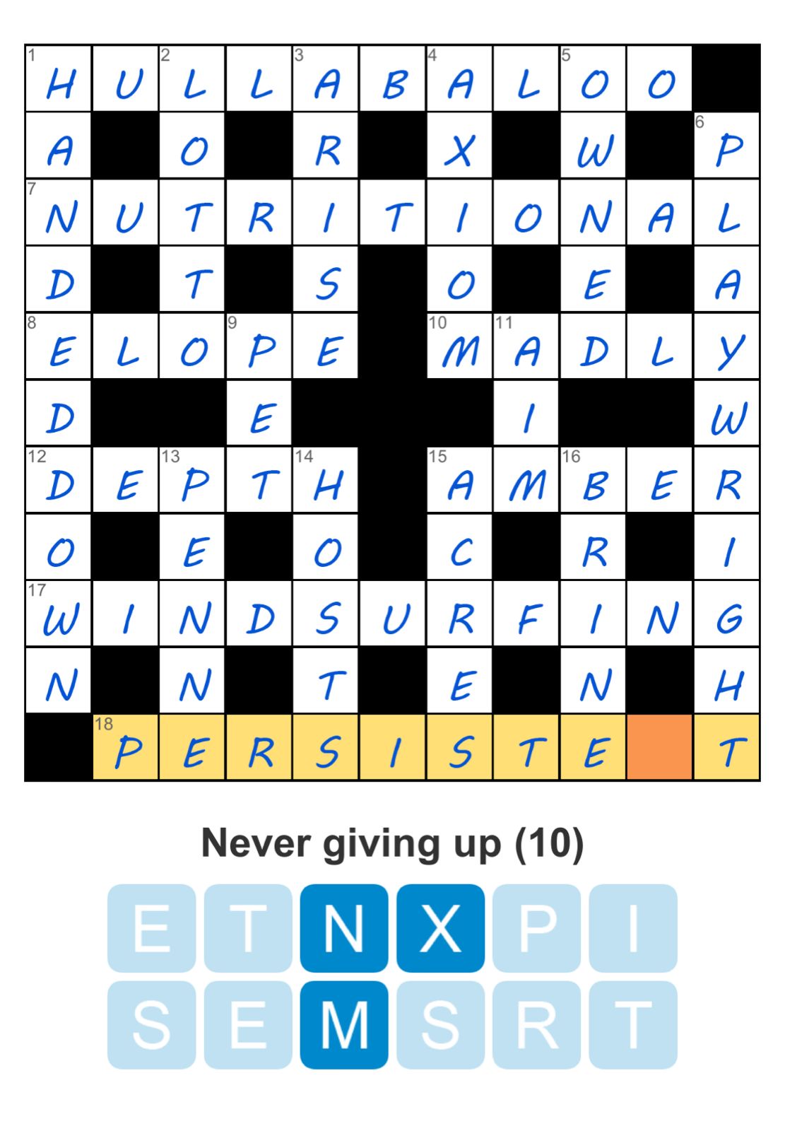 Puzzle Page Crossword September 22 2025