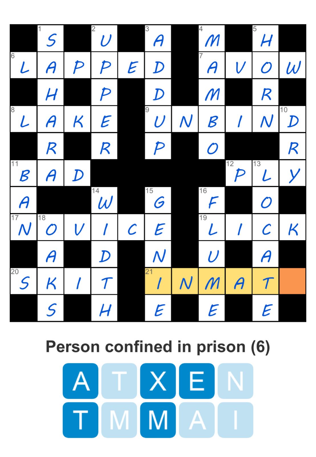 Puzzle Page Crossword September 23 2025
