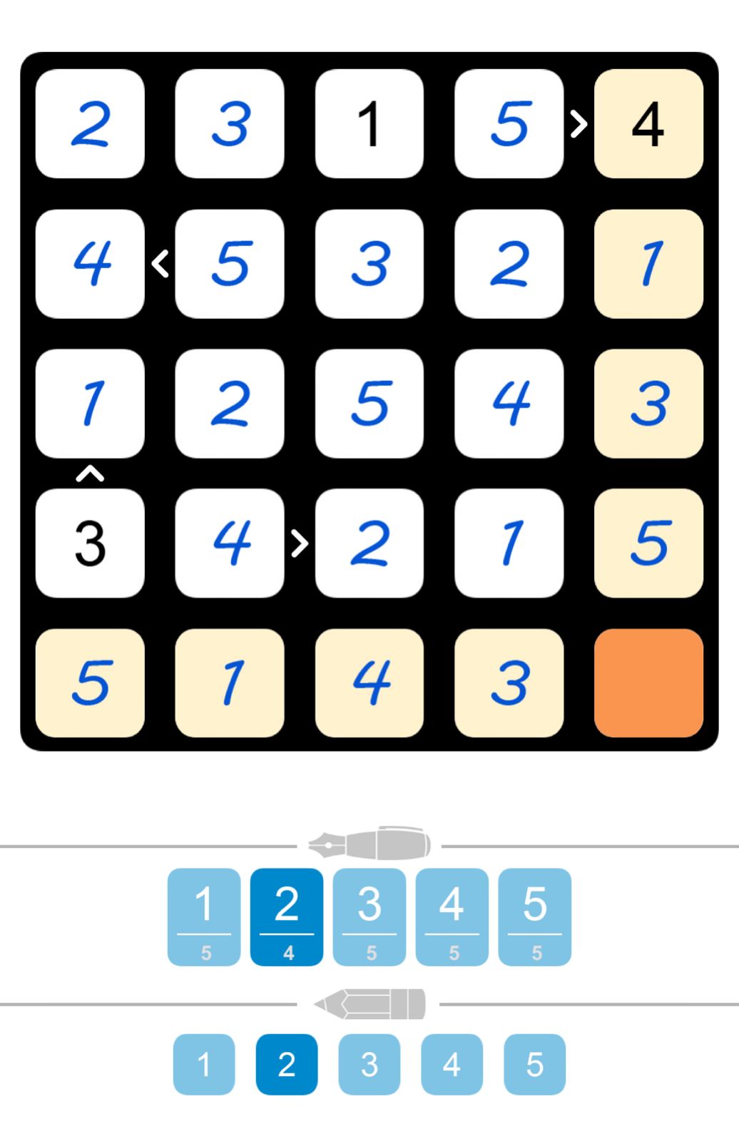 Puzzle Page Futoshiki September 2 2025