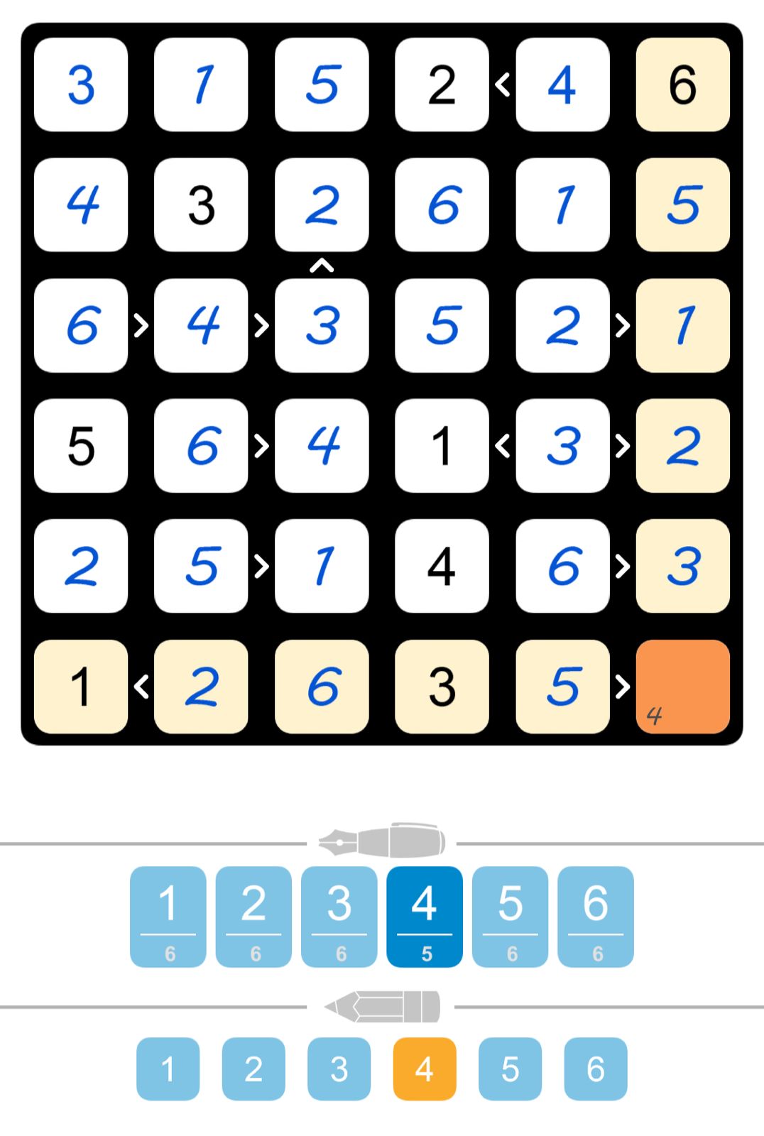 Puzzle Page Futoshiki September 6 2025