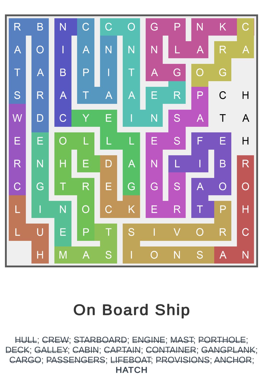 Puzzle Page Word Snake September 20 2025