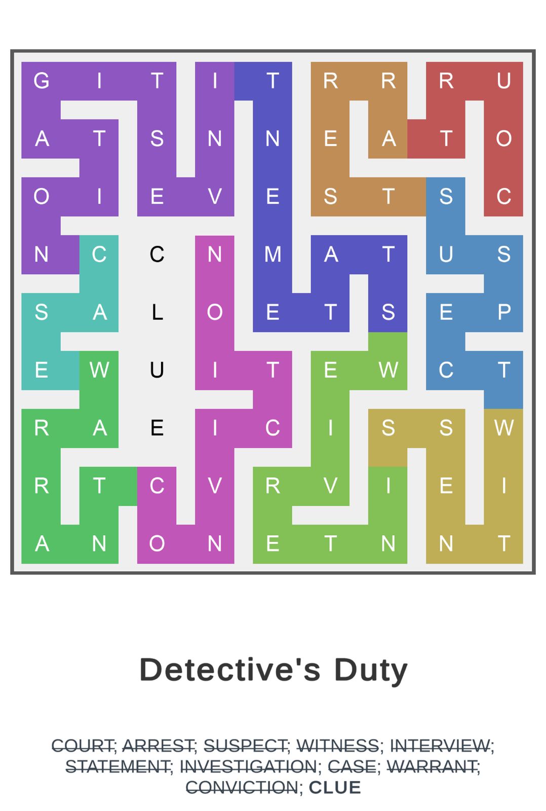 Puzzle Page Word Snake September 24 2025