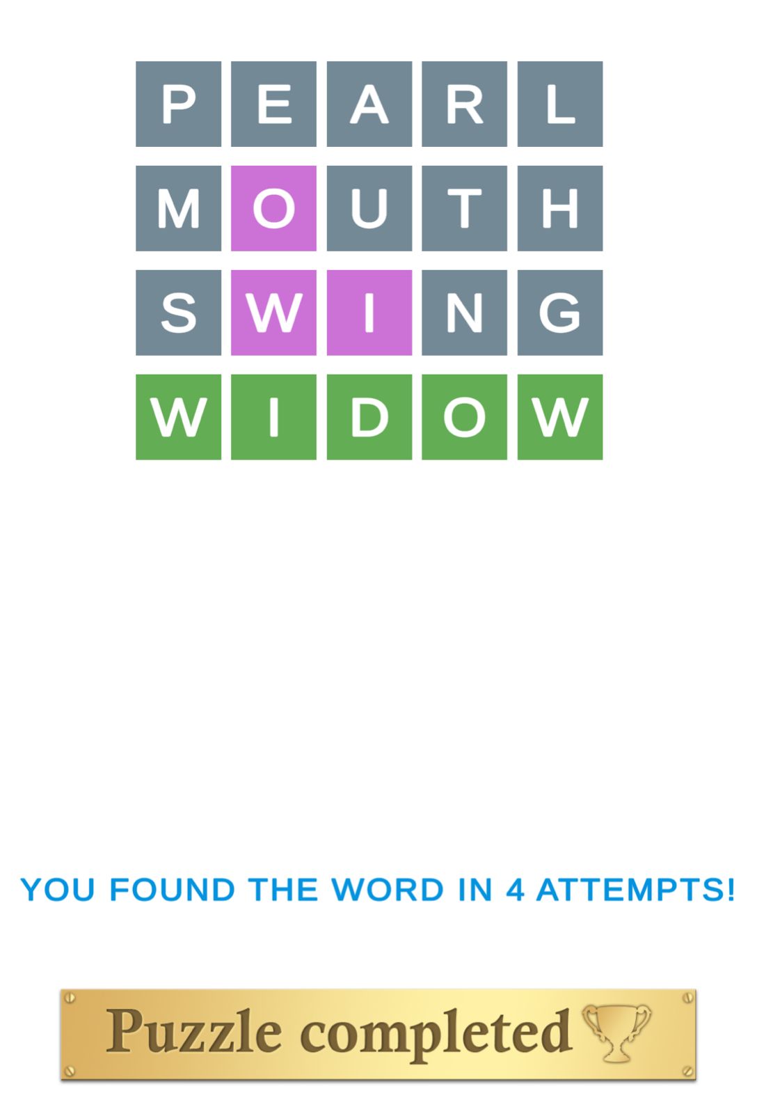 Puzzle Page Wordy September 26 2025