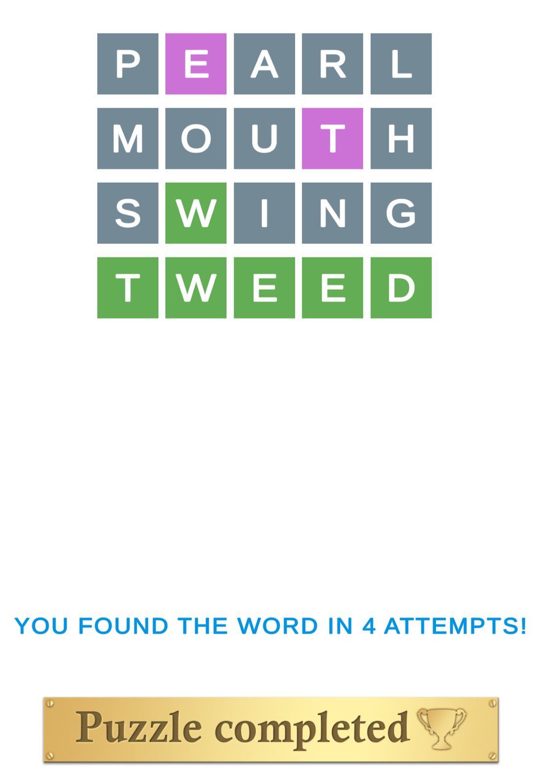 Puzzle Page Wordy September 3 2025