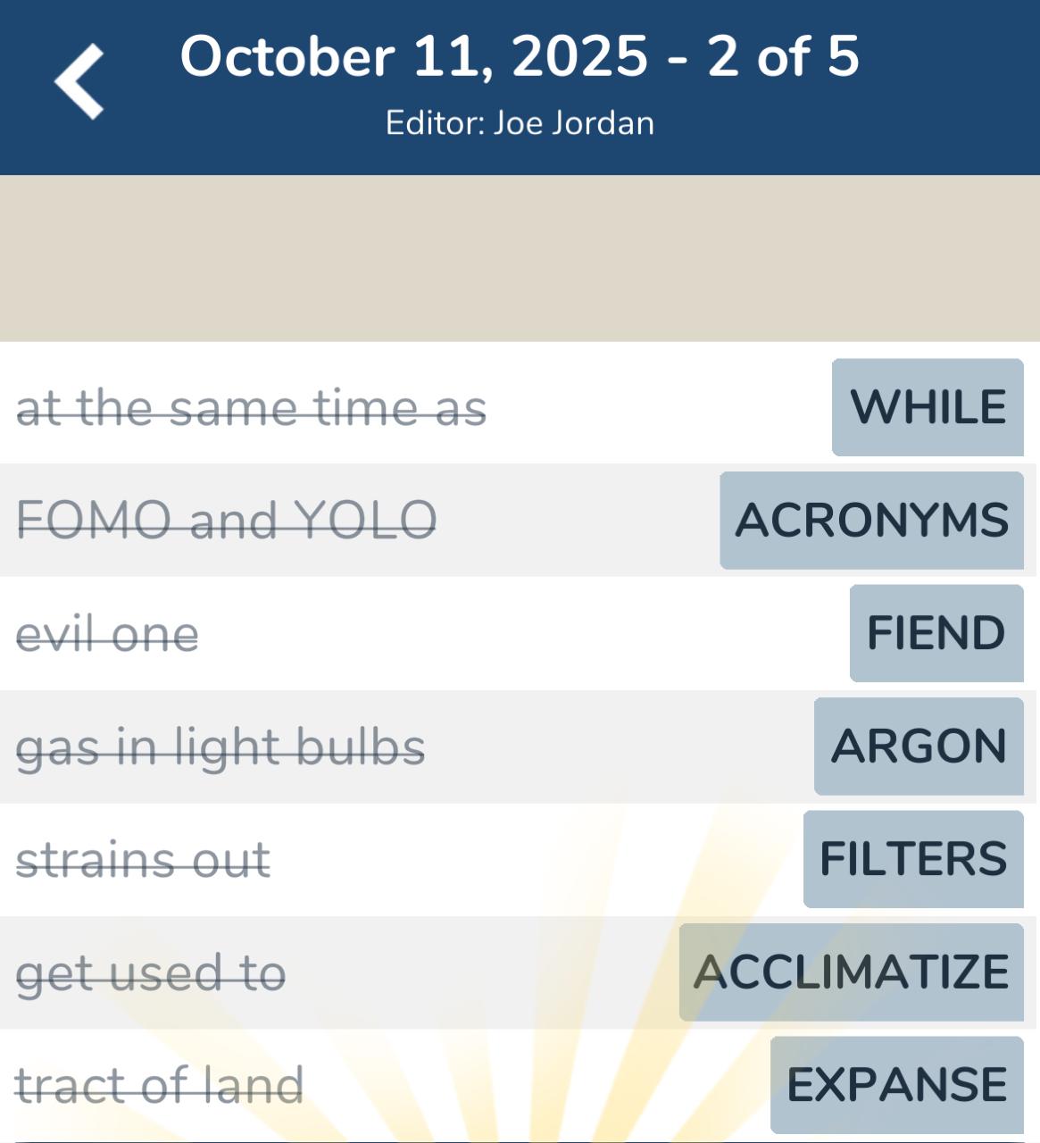 7 Little Words October 11 2025 2
