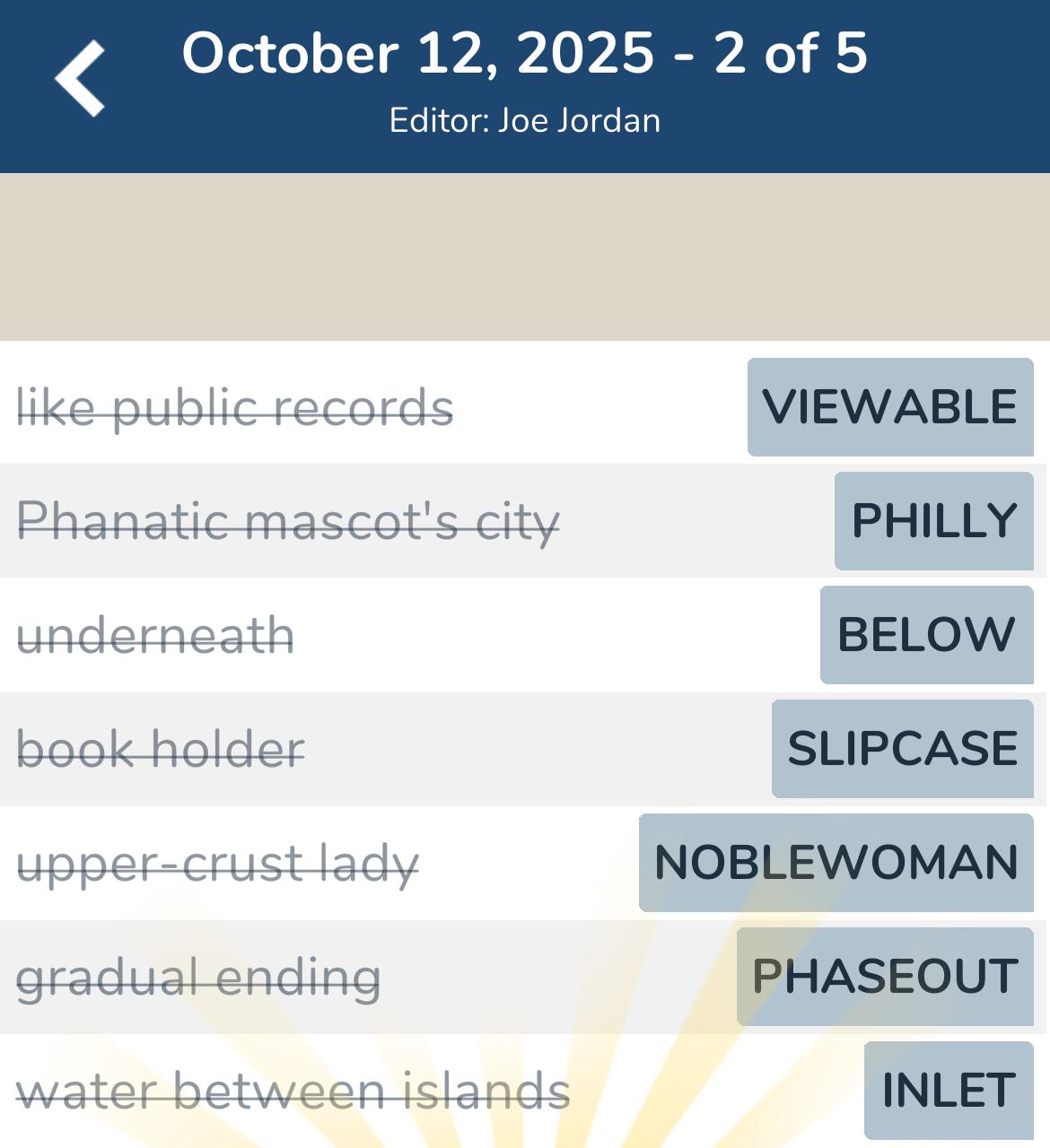 7 Little Words October 12 2025 2