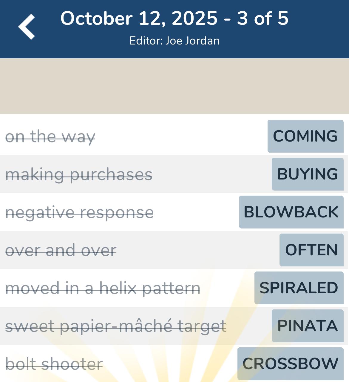 7 Little Words October 12 2025 3