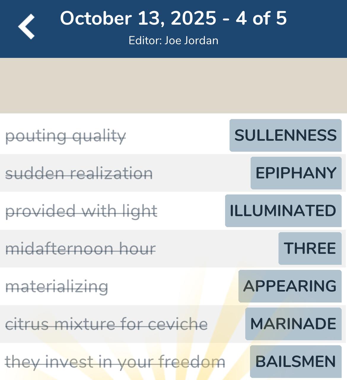 7 Little Words October 13 2025 4
