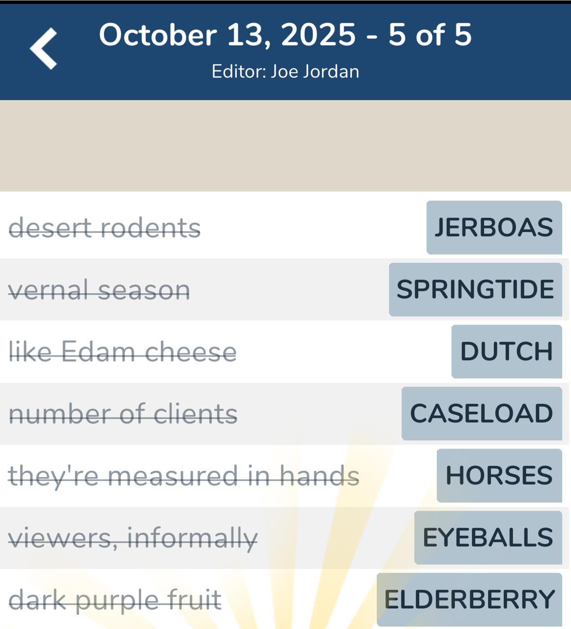 7 Little Words October 13 2025 5