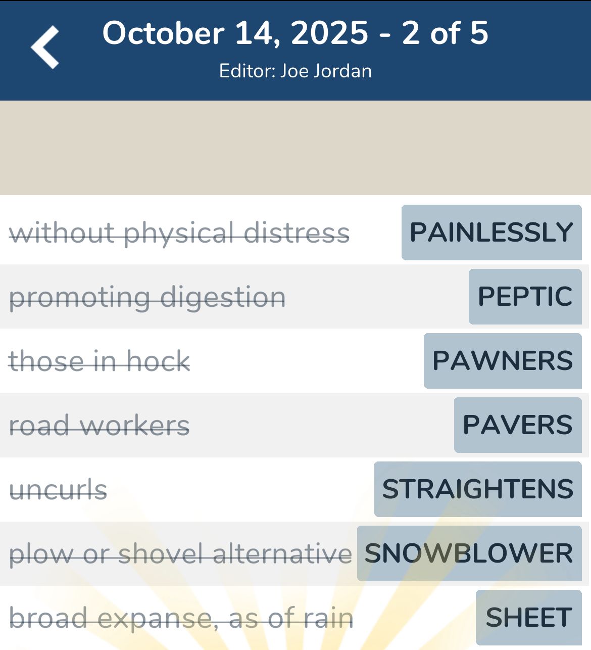 7 Little Words October 14 2025 2
