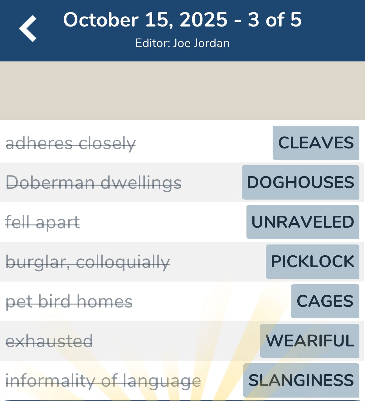 7 Little Words October 15 2025 3