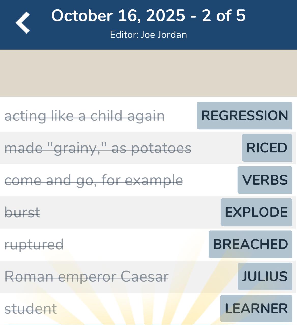 7 Little Words October 16 2025 2