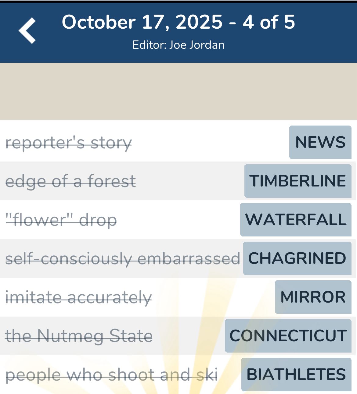 7 Little Words October 17 2025 4