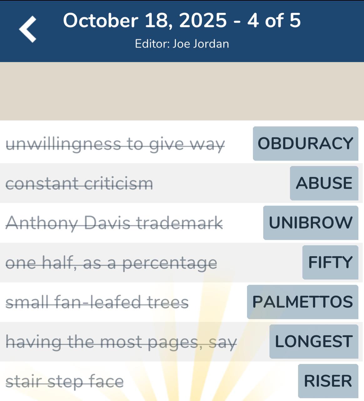 7 Little Words October 18 2025 4