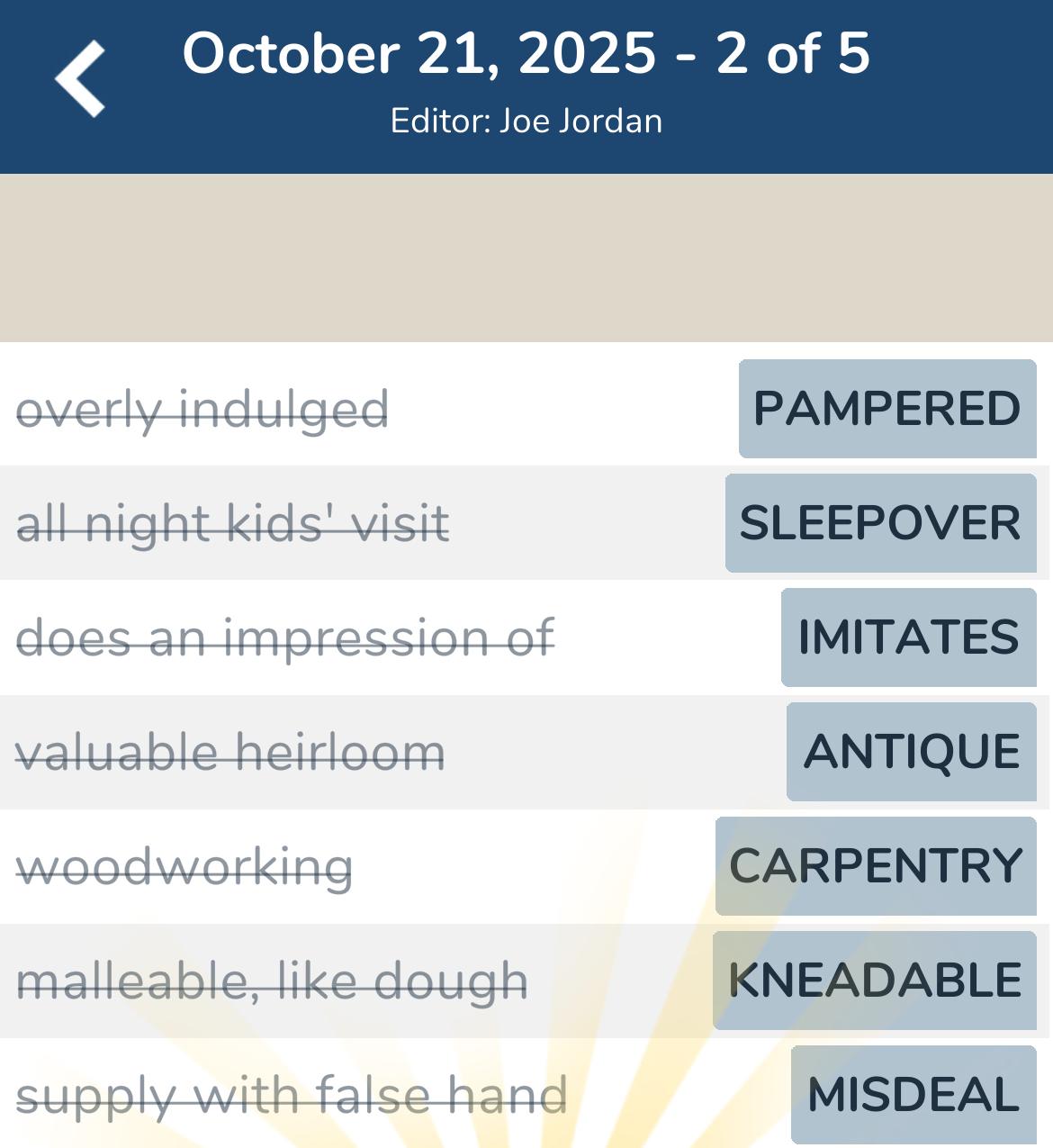 7 Little Words October 21 2025 2