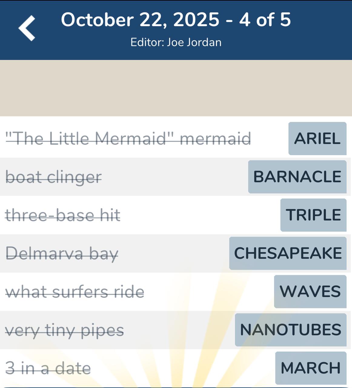 7 Little Words October 22 2025 4