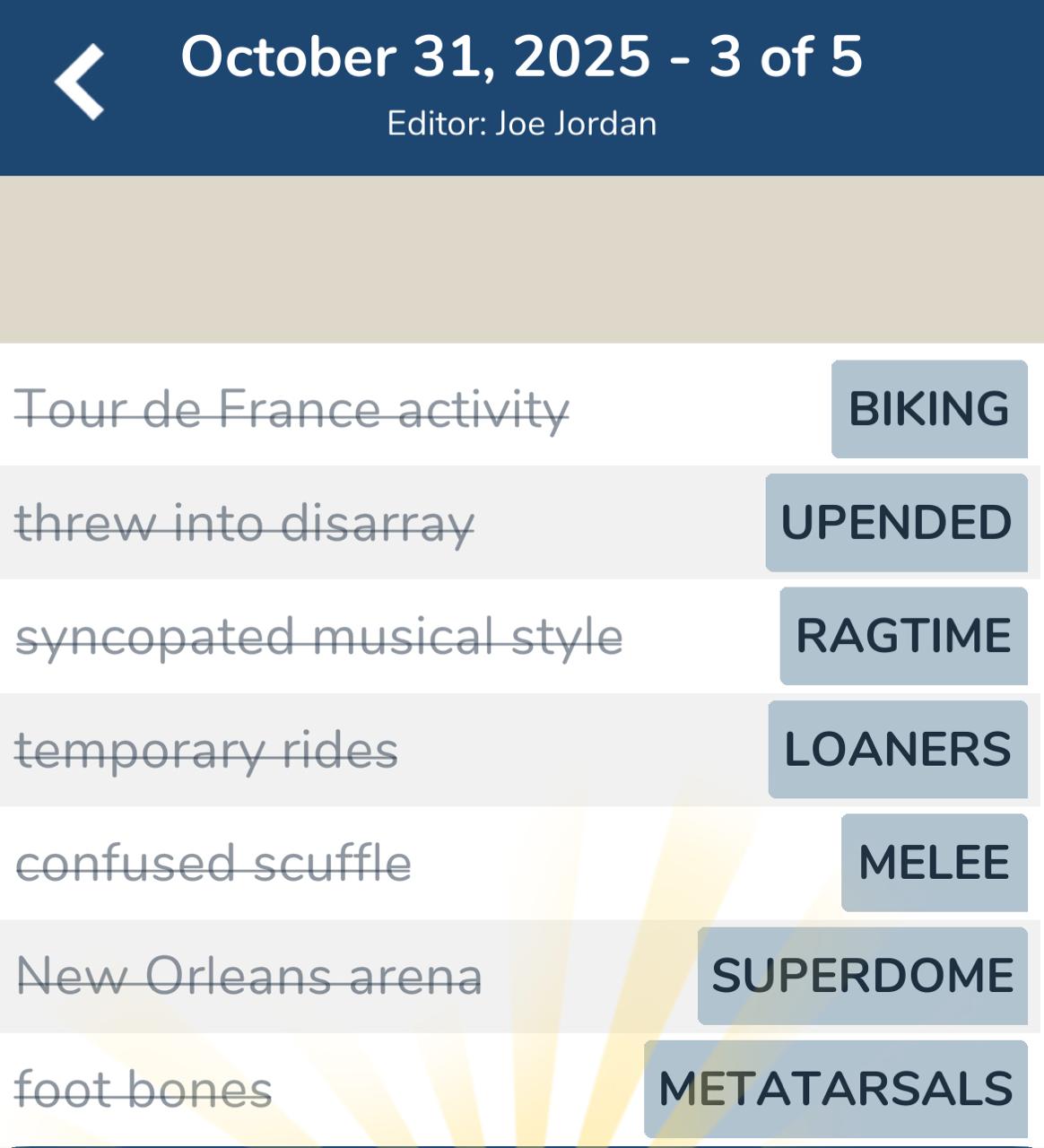 7 Little Words October 31 2025 3