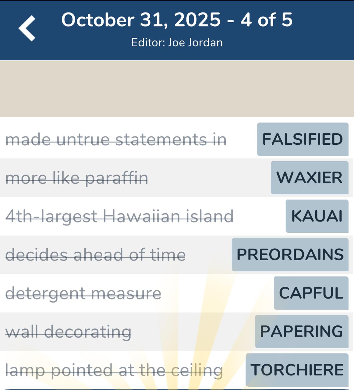 7 Little Words October 31 2025 4