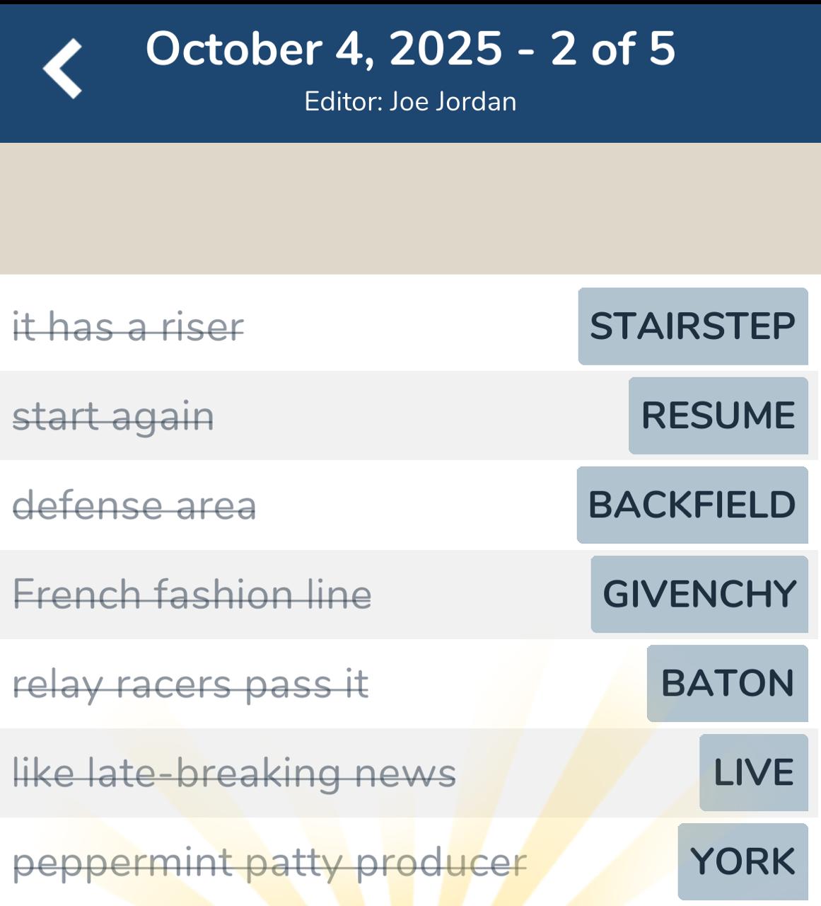 7 Little Words October 4 2025 2