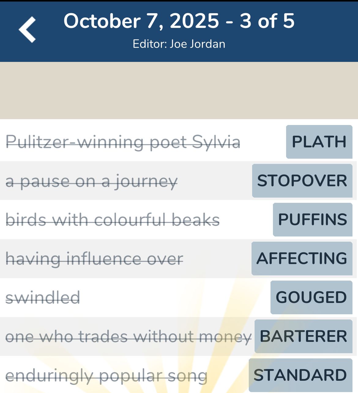 7 Little Words October 7 2025 3