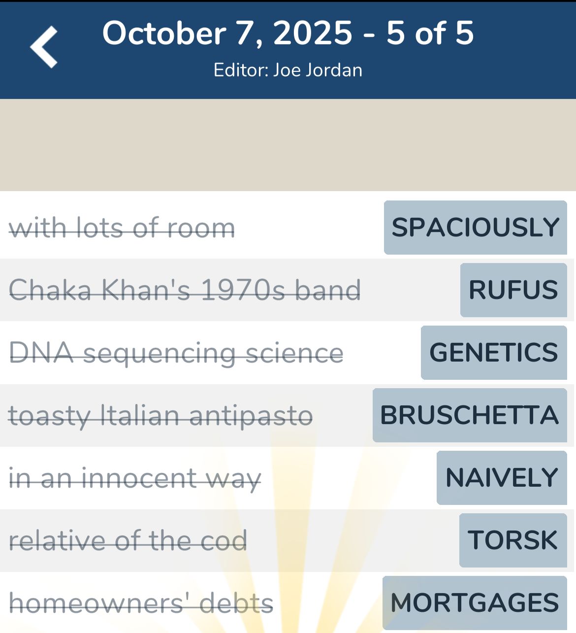 7 Little Words October 7 2025 5