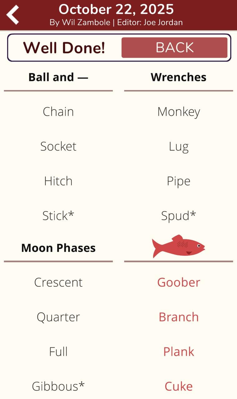 7 Little Words Red Herring October 22 2025
