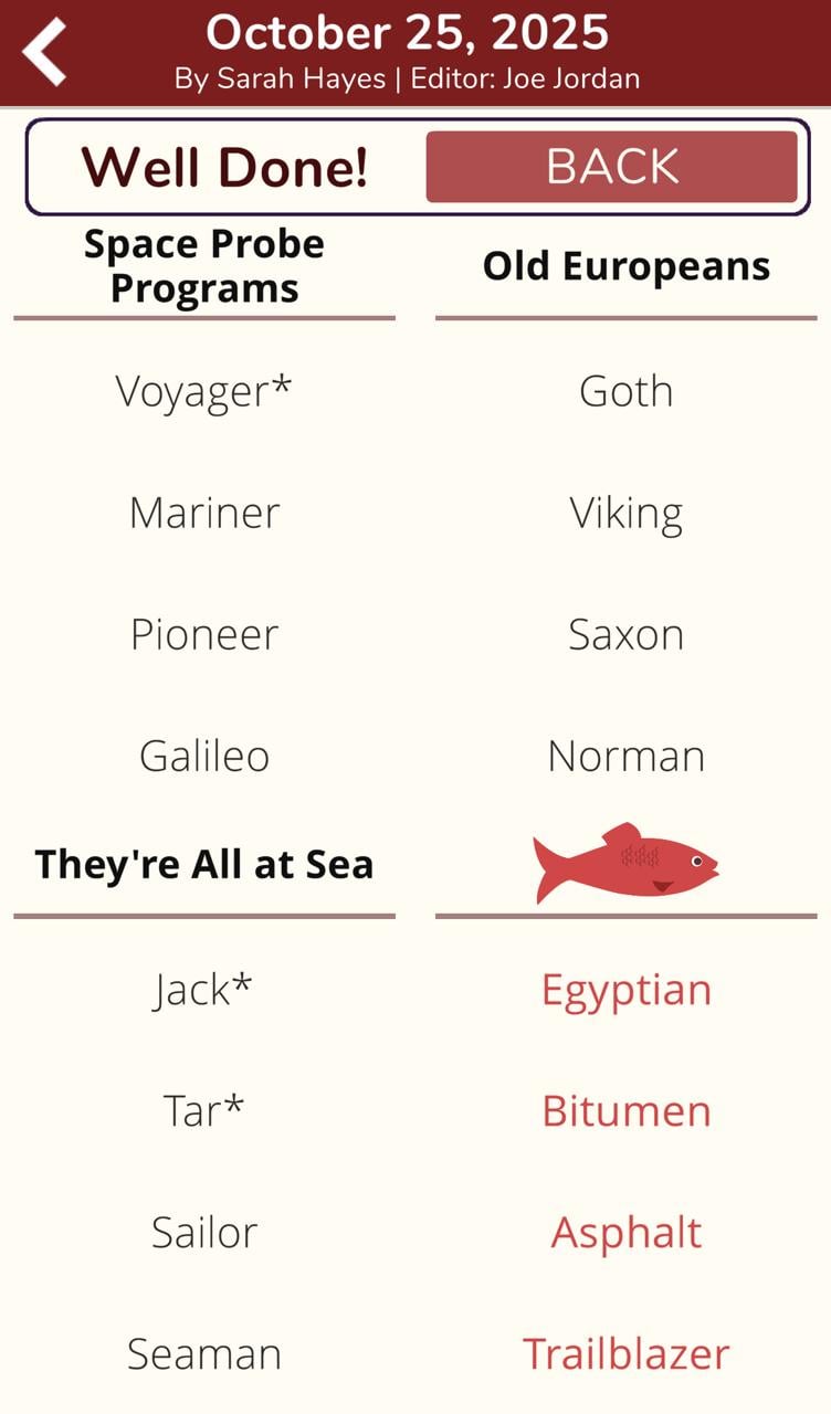7 Little Words Red Herring October 25 2025