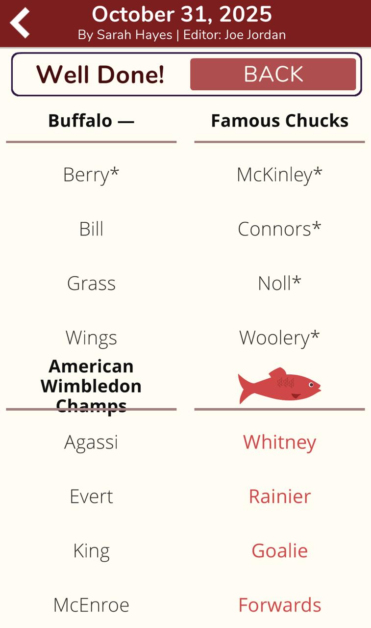 7 Little Words Red Herring October 31 2025