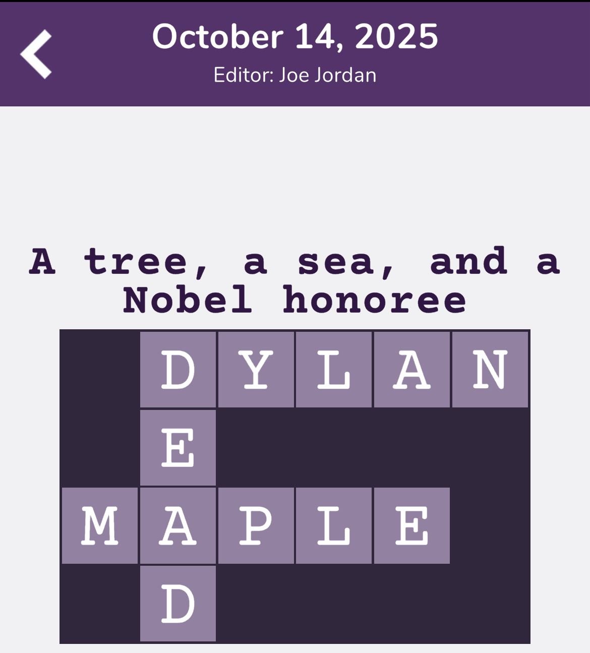 7 Little Words Tiny Little Crosswords October 14 2025
