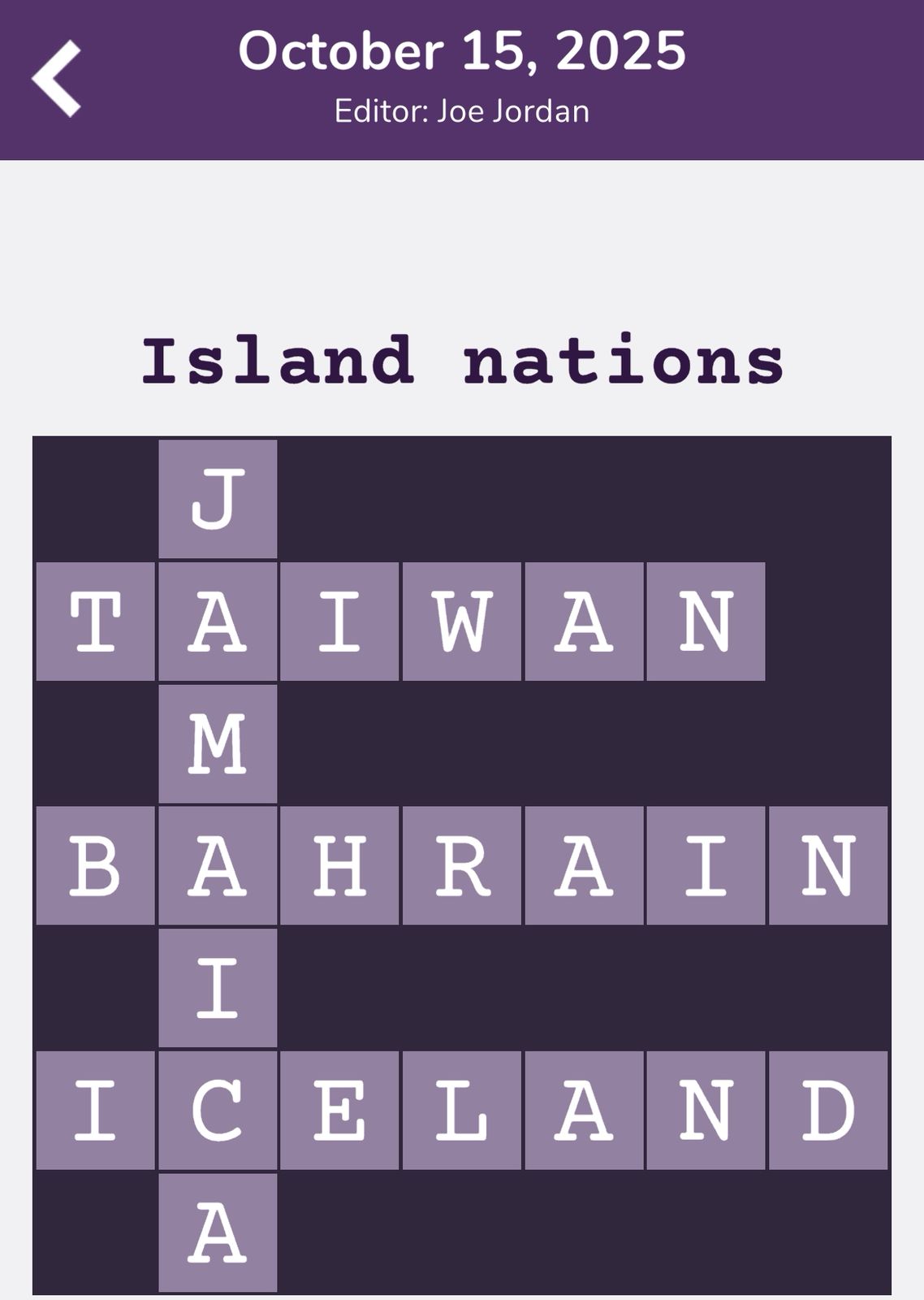 7 Little Words Tiny Little Crosswords October 15 2025