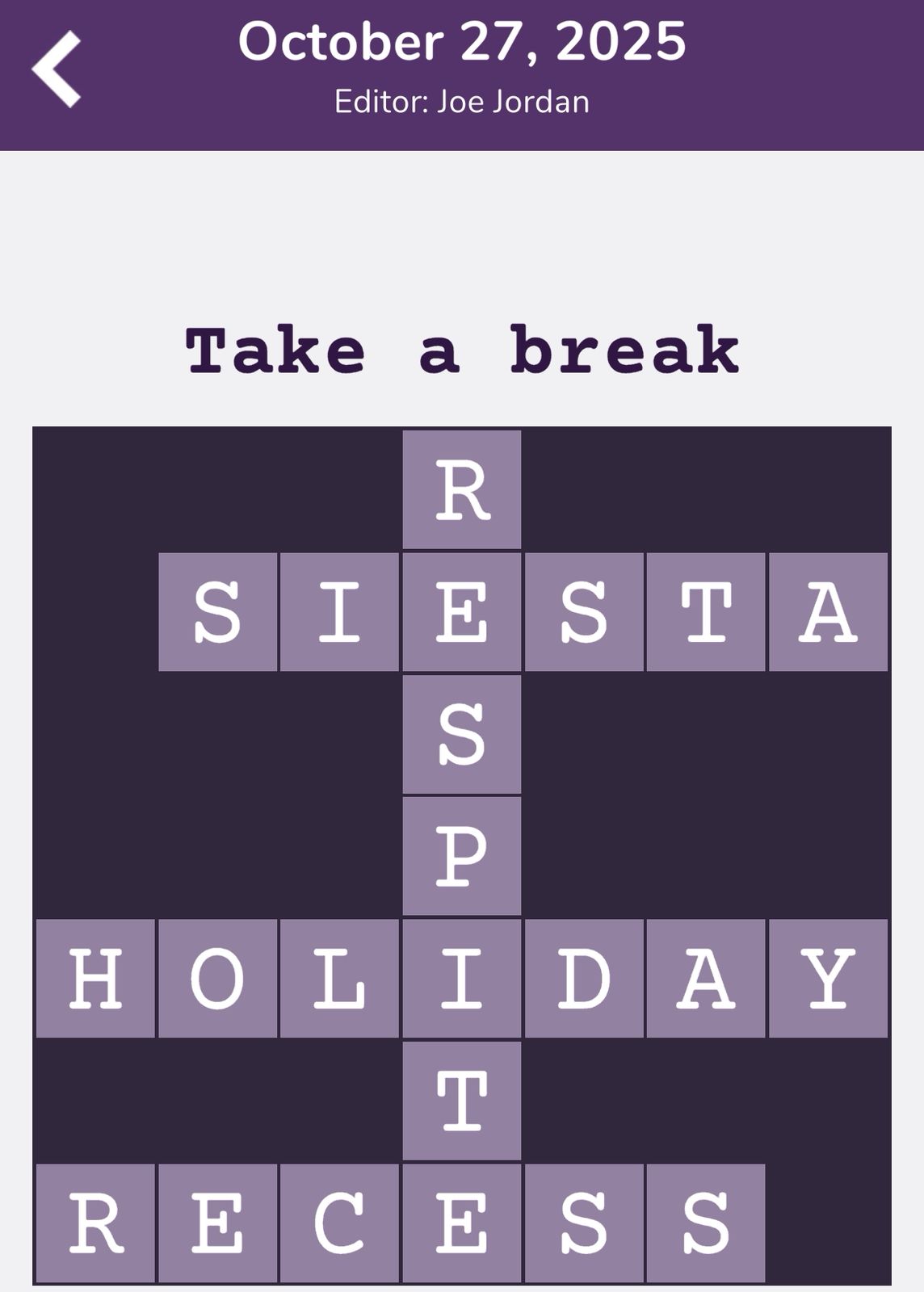 7 Little Words Tiny Little Crosswords October 27 2025 7 Little Words Tiny Little Crosswords October 27 2025