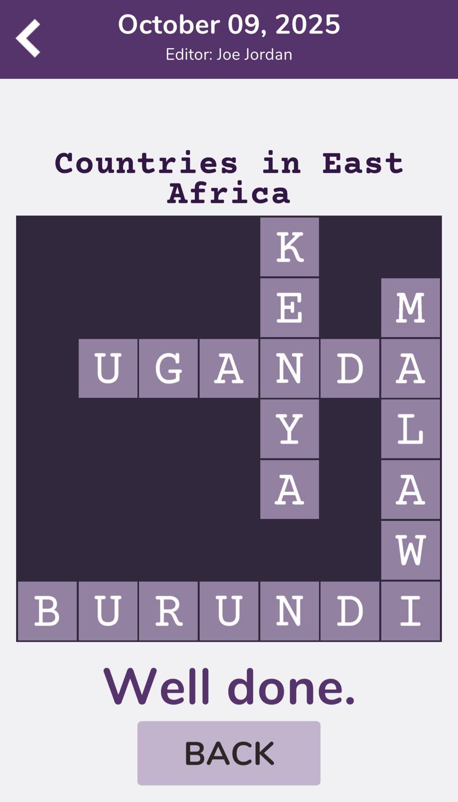 7 Little Words Tiny Little Crosswords October 9 2025