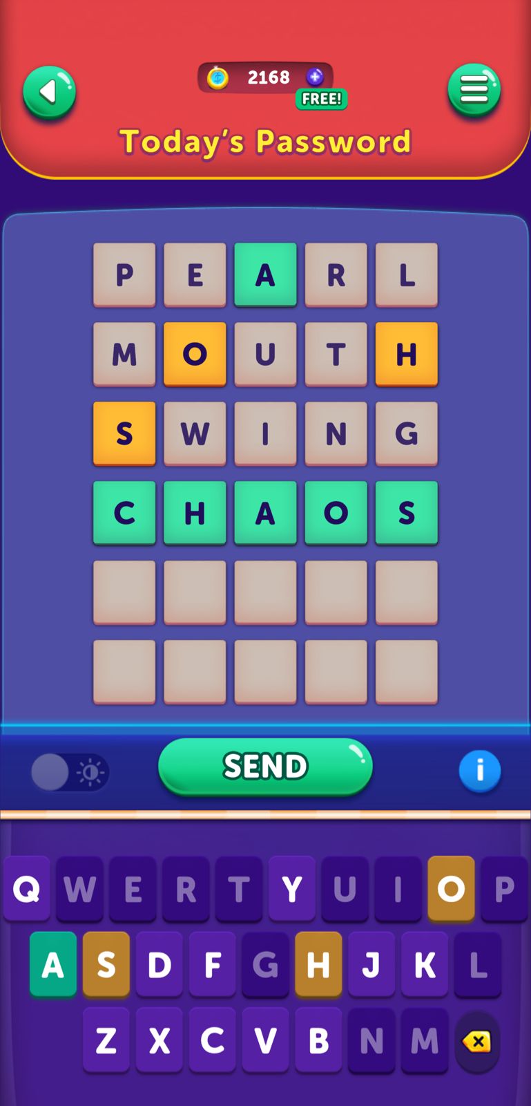 CodyCross Password October 30 2025