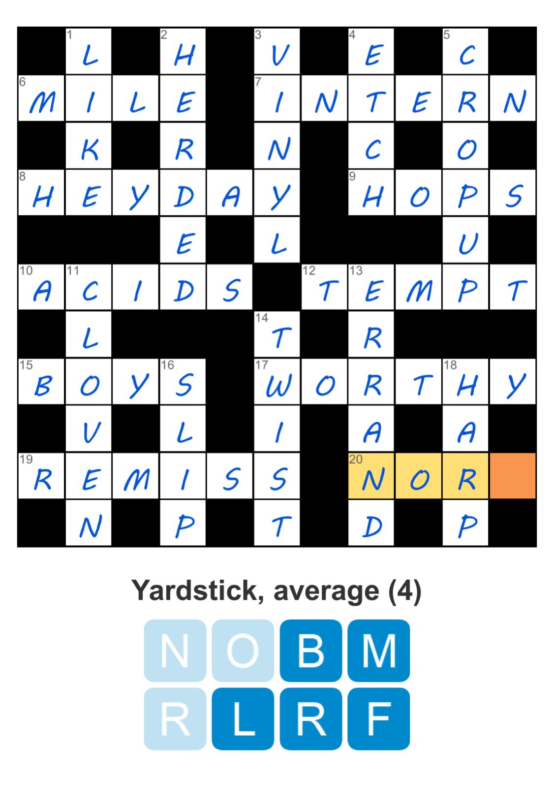 Puzzle Page Crossword October 10 2025