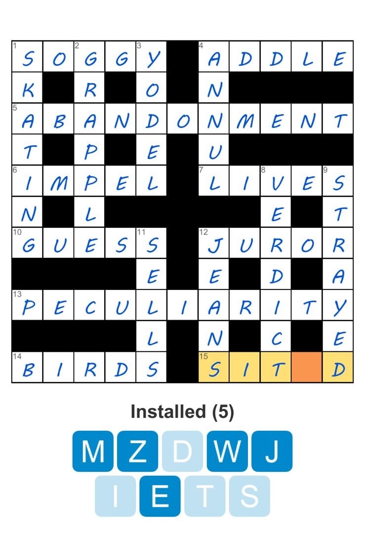 Puzzle Page Crossword October 13 2025