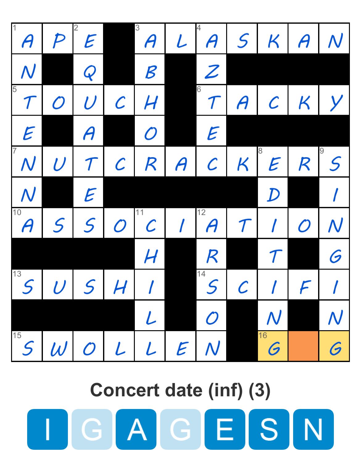 Puzzle Page Crossword October 17 2025
