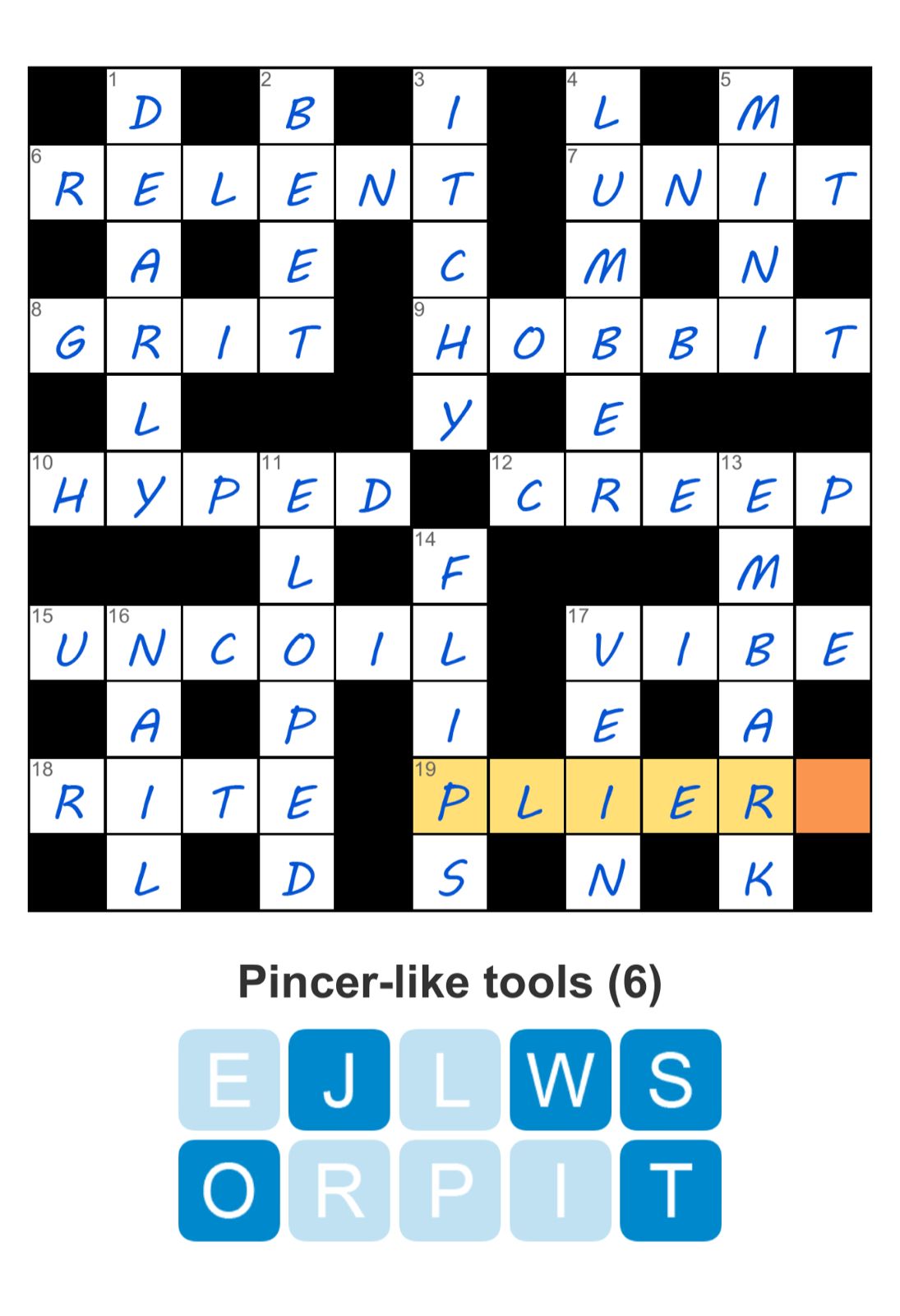 Puzzle Page Crossword October 20 2025