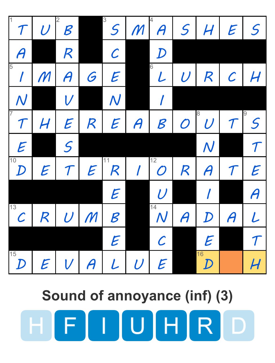 Puzzle Page Crossword October 23 2025