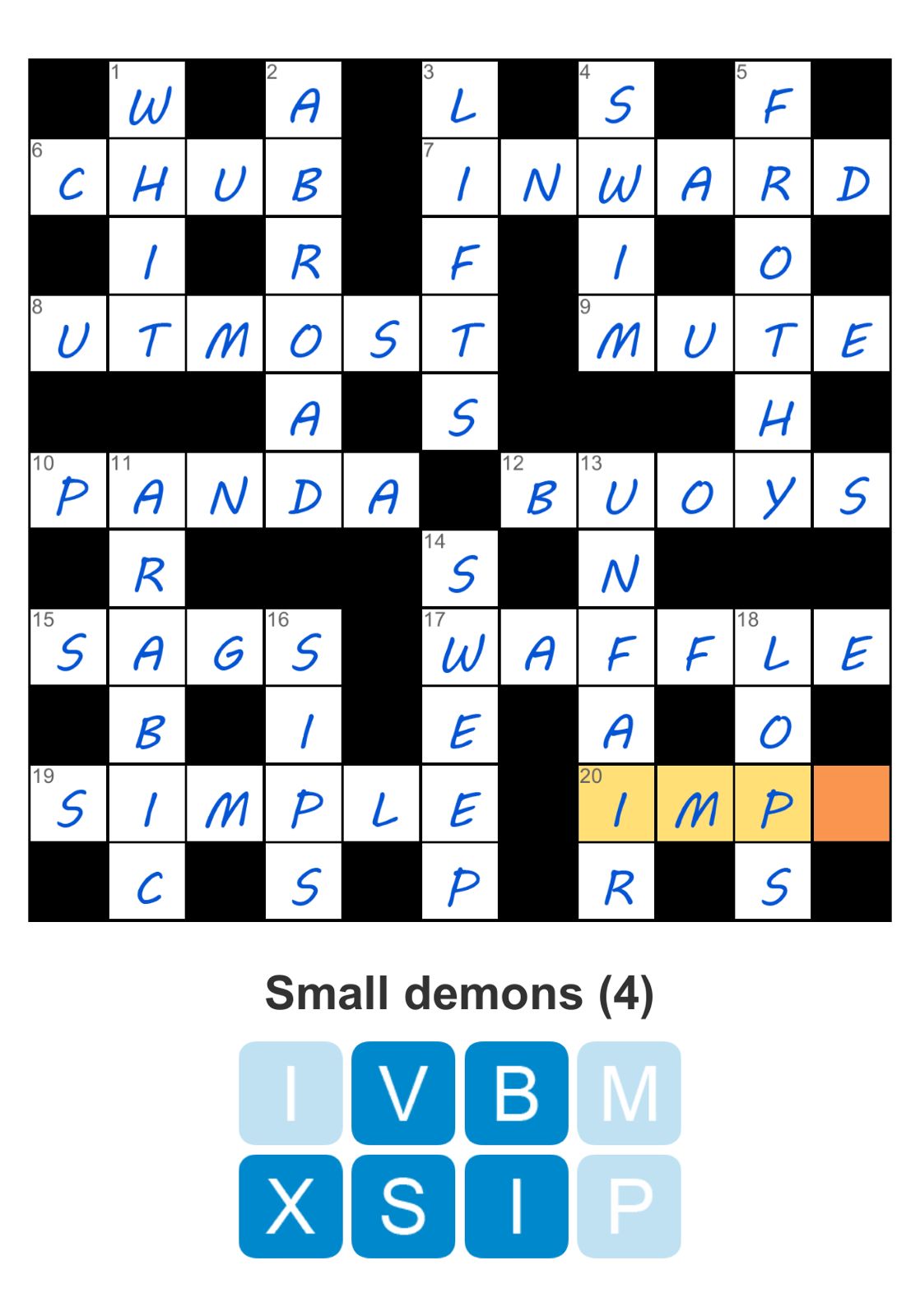 Puzzle Page Crossword October 24 2025