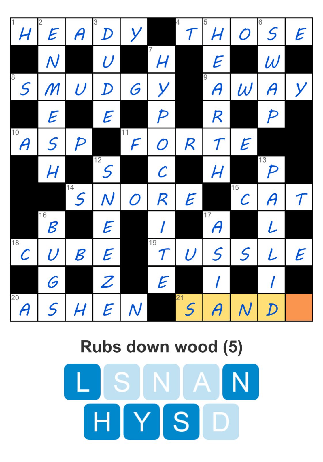 Puzzle Page Crossword October 28 2025