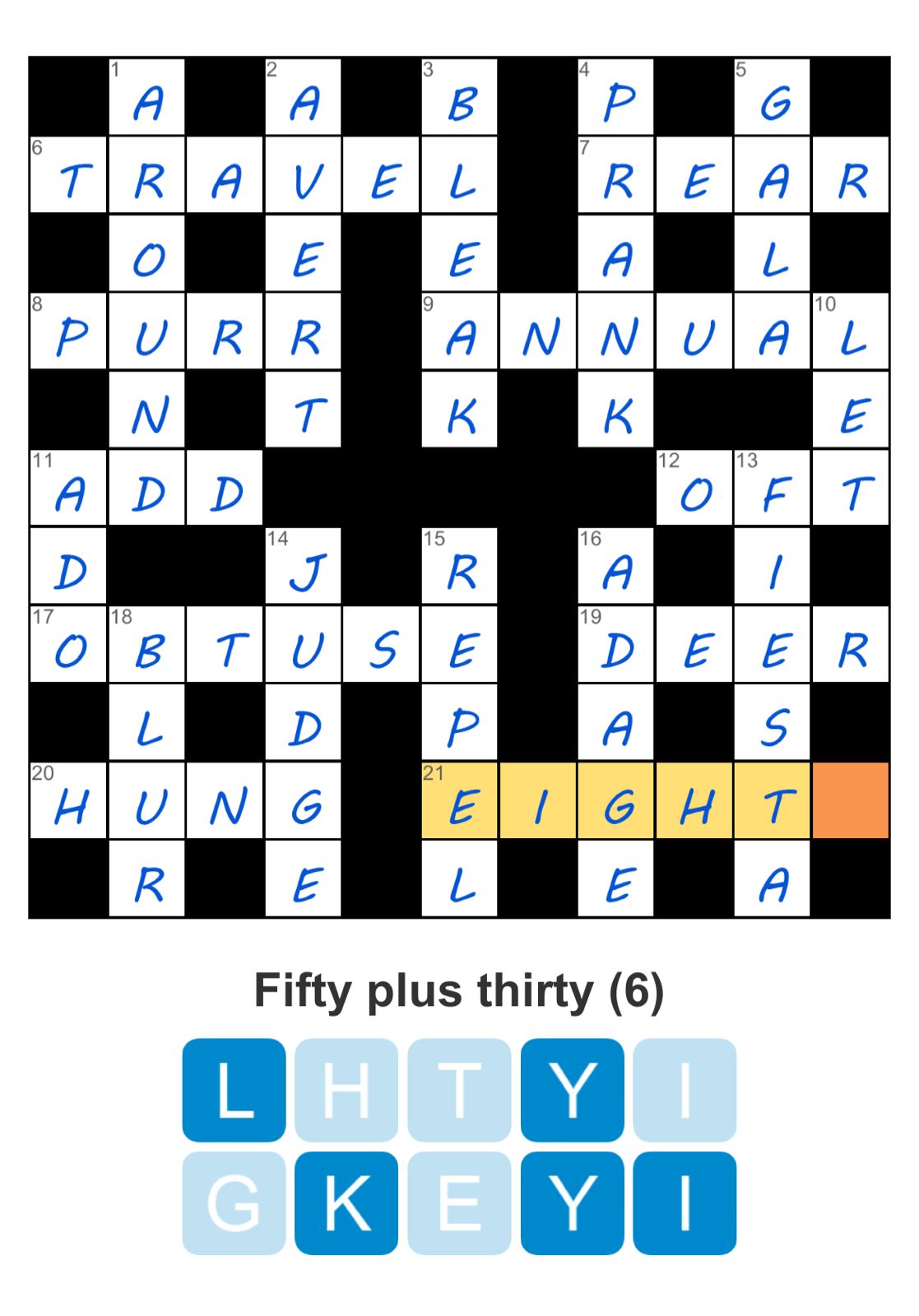 Puzzle Page Crossword October 7 2025