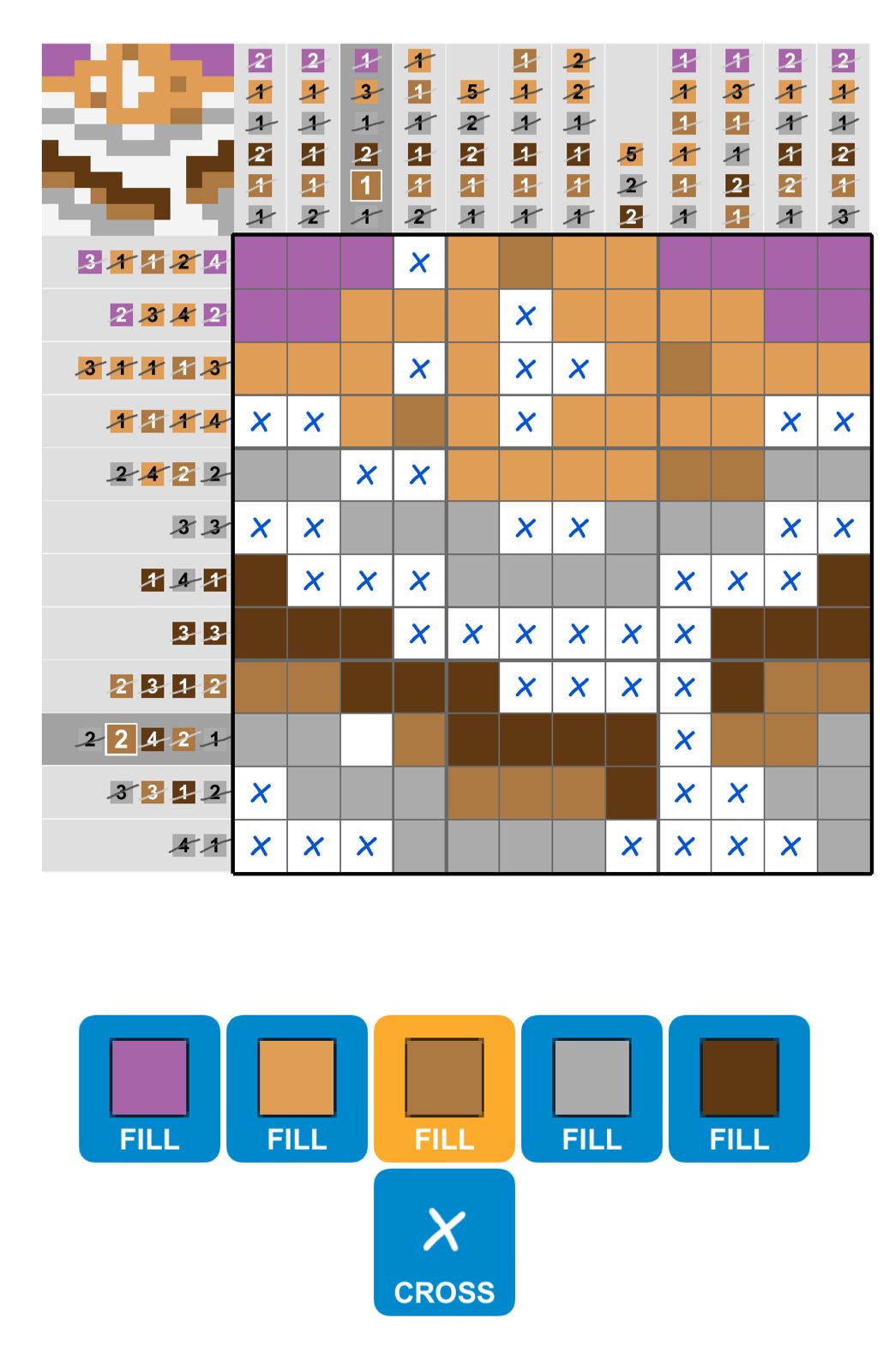 Puzzle Page Picture Cross November 1 2025