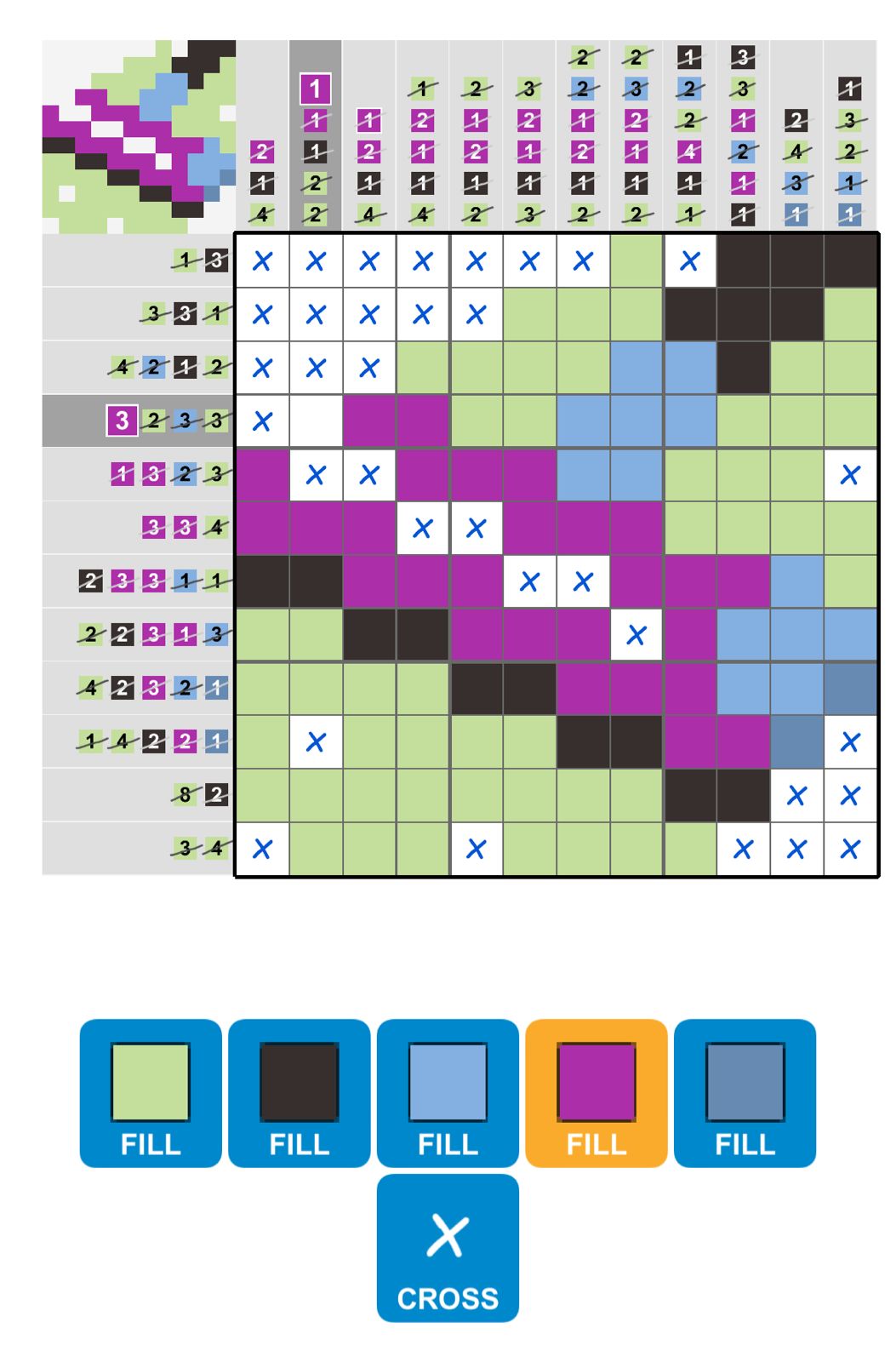Puzzle Page Picture Cross October 11 2025