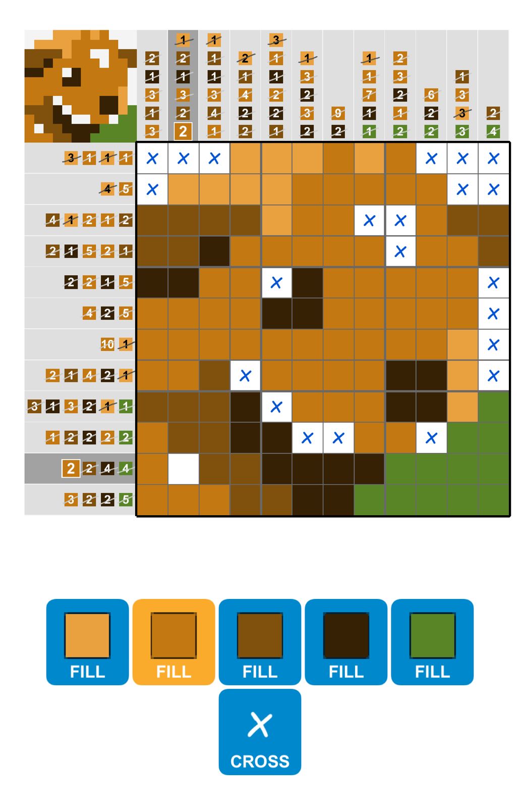 Puzzle Page Picture Cross October 23 2025