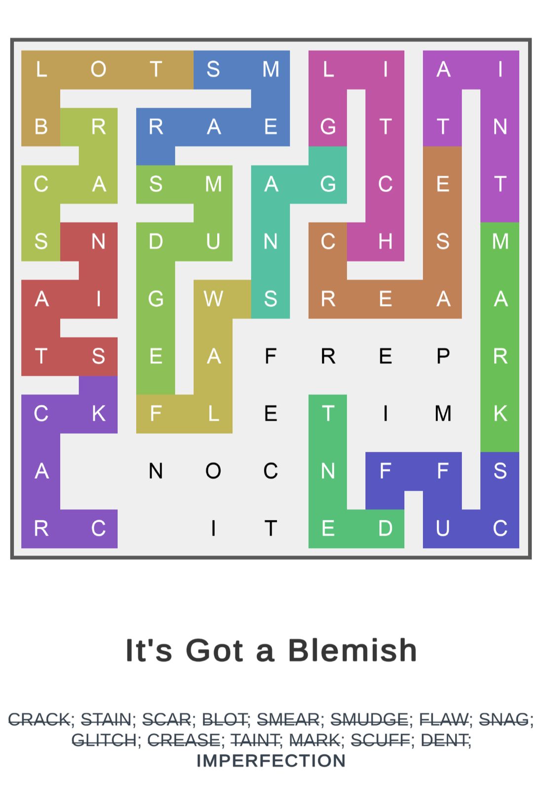 Puzzle Page Word Snake October 15 2025
