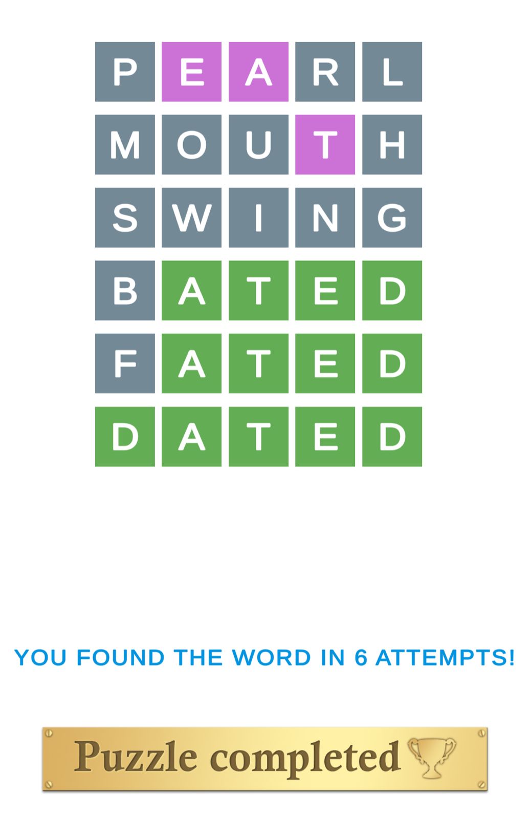 Puzzle Page Wordy October 3 2025