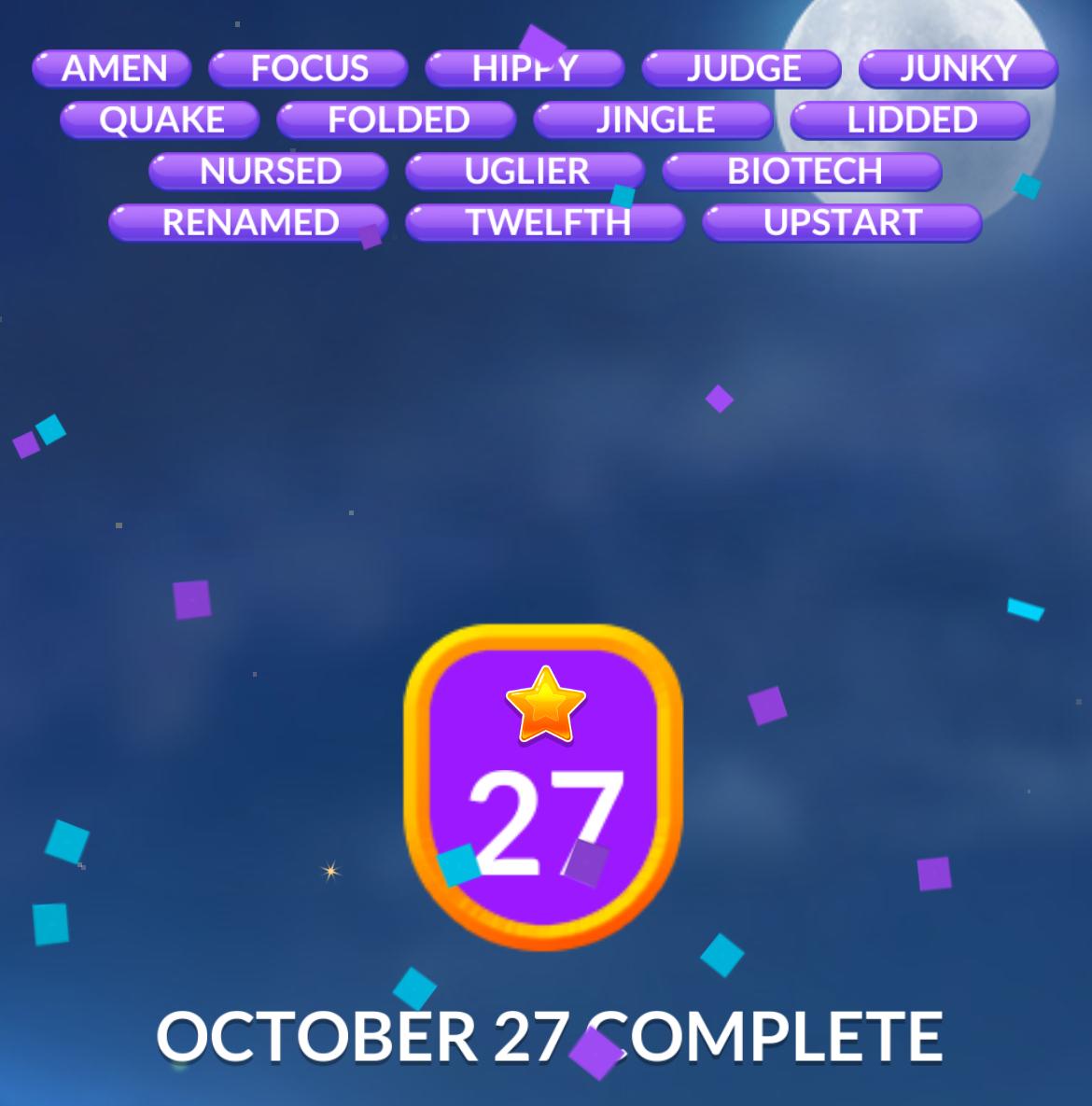 Word Stacks Daily Puzzle October 27 2025 Word Stacks Daily Puzzle October 27 2025
