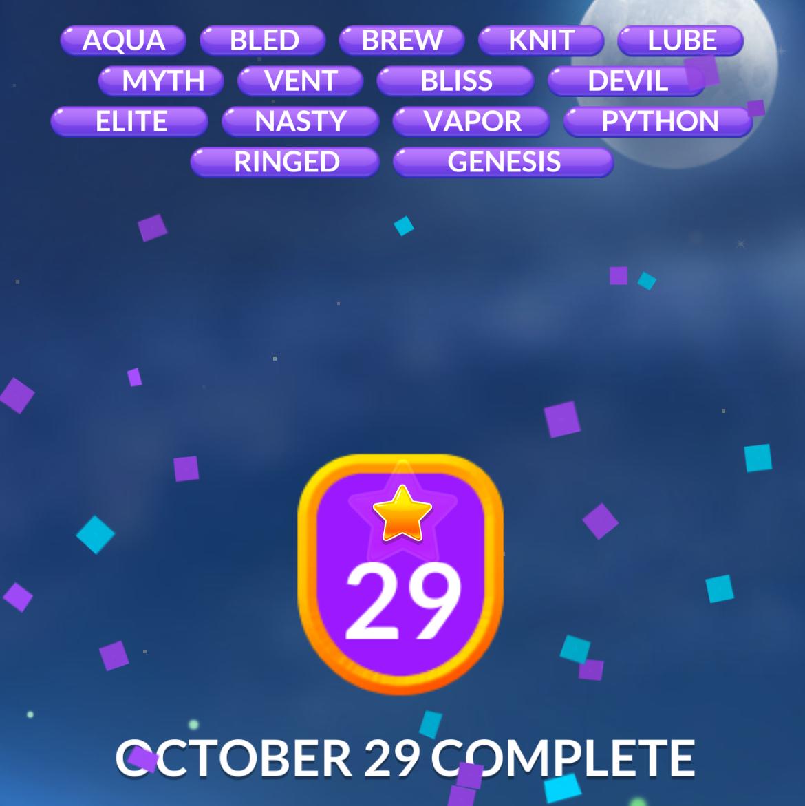 Word Stacks Daily Puzzle October 29 2025 Word Stacks Daily Puzzle October 29 2025